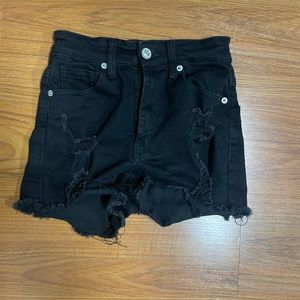 Black Wax Jean Collection Shorts